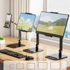 Heavy Duty Portable Monitor Stand Mount For Devices 360°Rotation Adjustment Height Aluminum Construction Holder