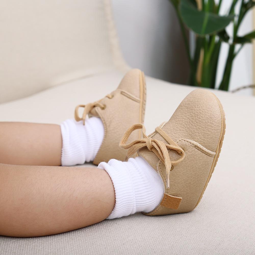Spring & Autumn Soft Sole Baby Shoes for Boys & Girls - TPR Walker, Little Wave Design, Multiple Colors