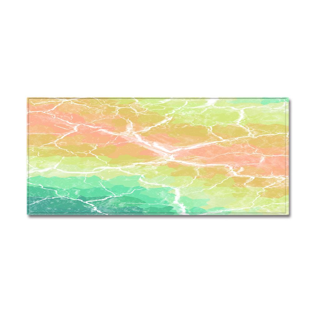 Marble Door Mat Kitchen Long Bathroom Non-Slip Mat Bedroom Living Room Floor Mat Carpet