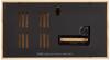 Lemnos Wall-Mounted Thermo-Hygrometer, Analog Frame, Natural Wood Grain, LC13-14 NT