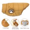 Winter Warm Pet Coat for Small Medium Dogs And Cats Soft Windproof Padded Jacket with D-Ring Fleece Vest for Puppy Pug