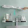 Punch-free Bathroom Plastic Rotating Drainable Storage Rack
