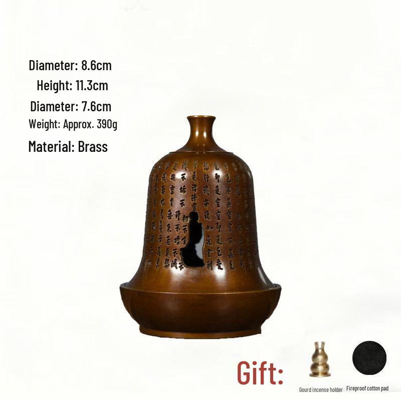 Brass Su Gong Incense Burner & Dice Cup Antique Imitation