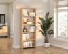 Sonoma oak bookcase 70 cm 5 shelves