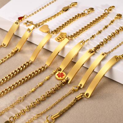 Stainless Steel Curved Bracelet, Bracelet Twist Chain, Gold Women'S Fashion Children'S Gift 1152