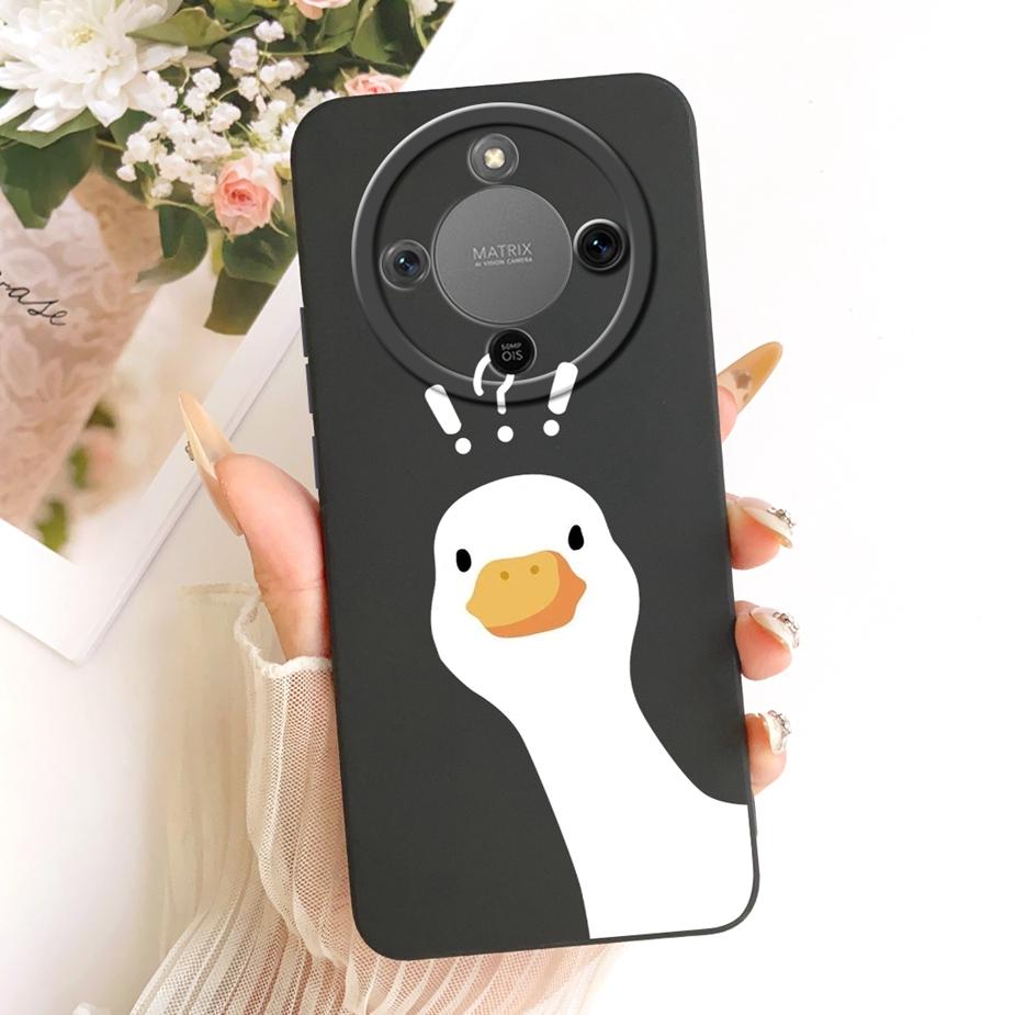 For Honor X9d Case MTN-NX1 Cute Dinosuar Cartoon Cover Soft TPU Phone Cases For Honor Magic 8 Lite X 70 HonorX70 HonorX9d Fundas