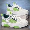 New Casual Sports Skate Shoes Trendy Men's Fashionable White Sneakers Comfortable Thick Bottomed All-Match Stylish Shoes