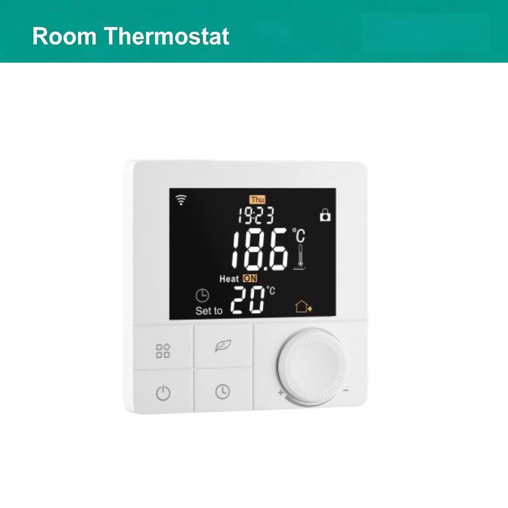 Voice Controlled Smart Thermostat with Weekly Programmable Schedule and Energy Saving Mode Compatible with and App