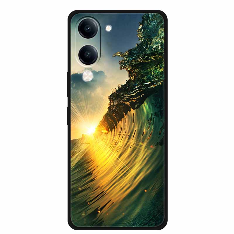 For Vivo Y29s Case Phone Cover Black Silicone Soft Case for Vivo Y19s GT Cover 6.74" Shell Dustproof Coque VIVO Y19sGT Y29 S 5G