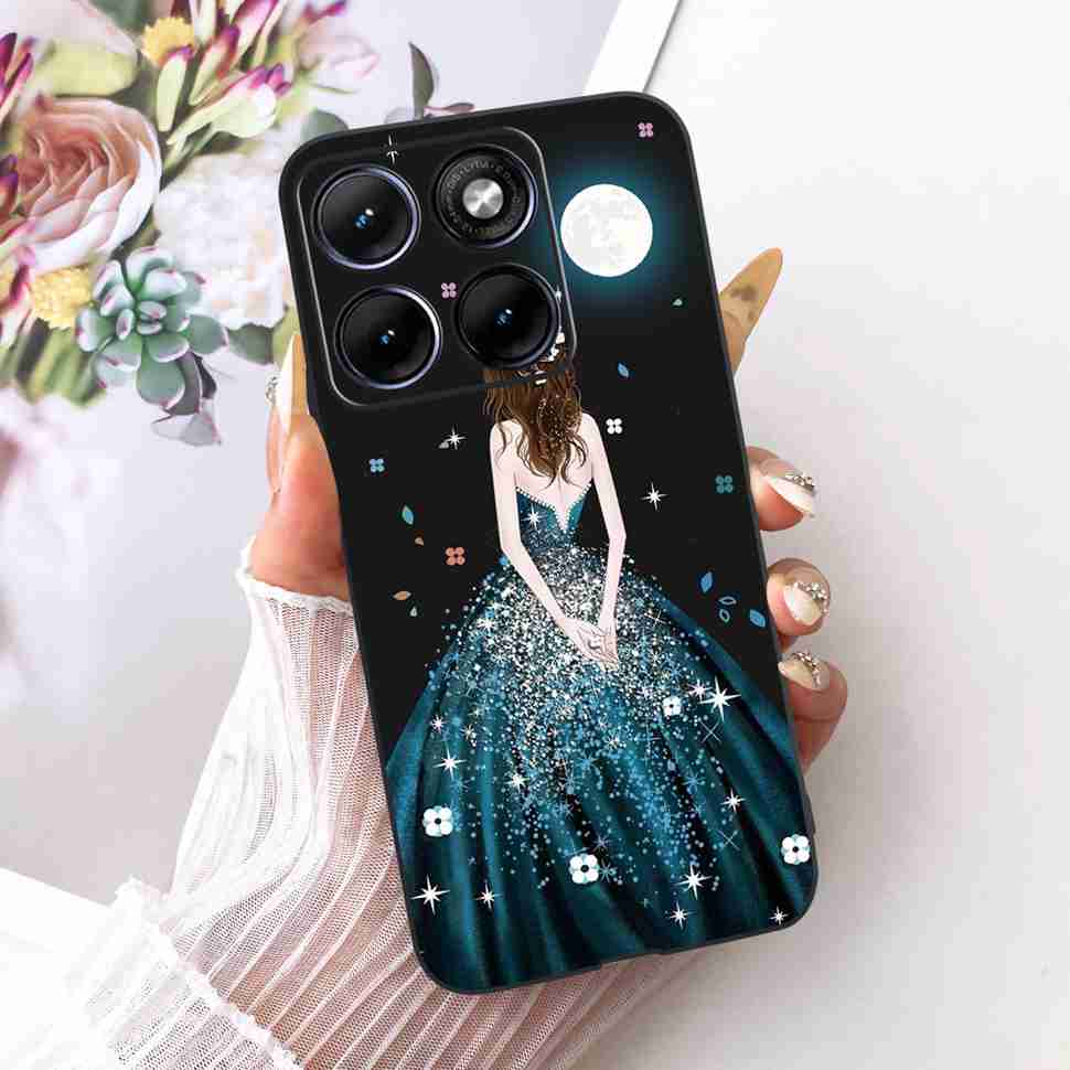For Motorola Edge 70 Fusion 5G Case Cartoon Cat Panda TPU Black Cover For XT2605-1 XT2605-2 XT2605-4 Soft Silicone Phone Cases
