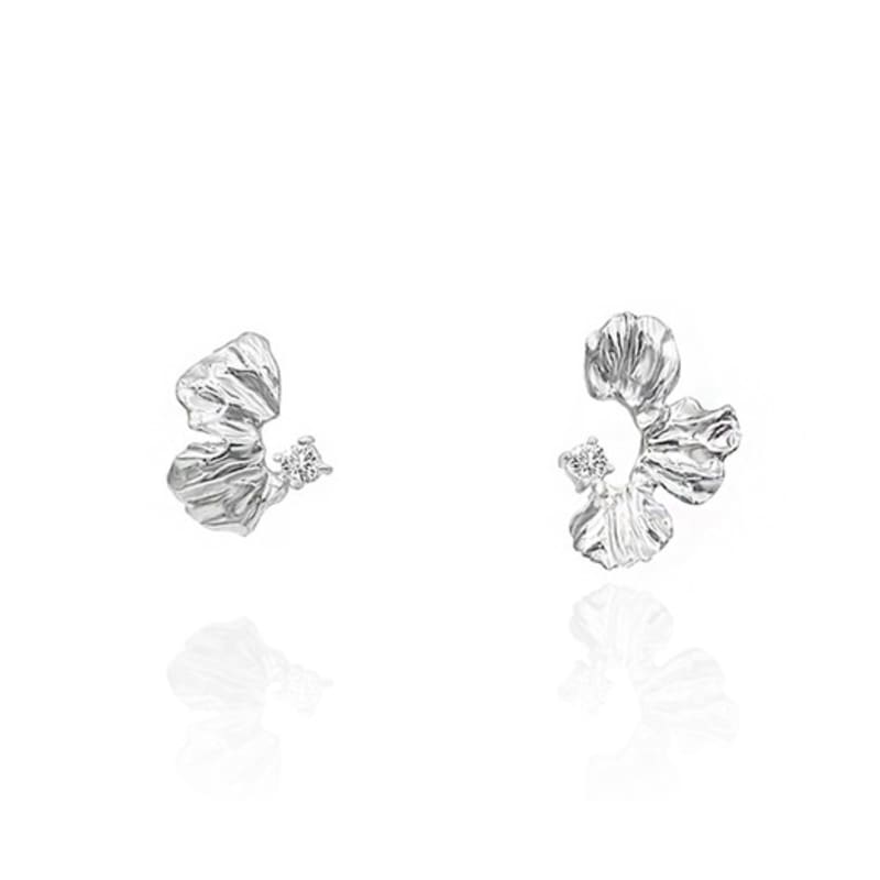 POPPI Flower Zwillings-Kristallohrringe