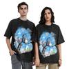 Tree Spirits And Susuwatari Soot Sprites  Washed T Shirt Streetwear Retro T-Shirts Tees for Men Women Cotton Oversize Summer