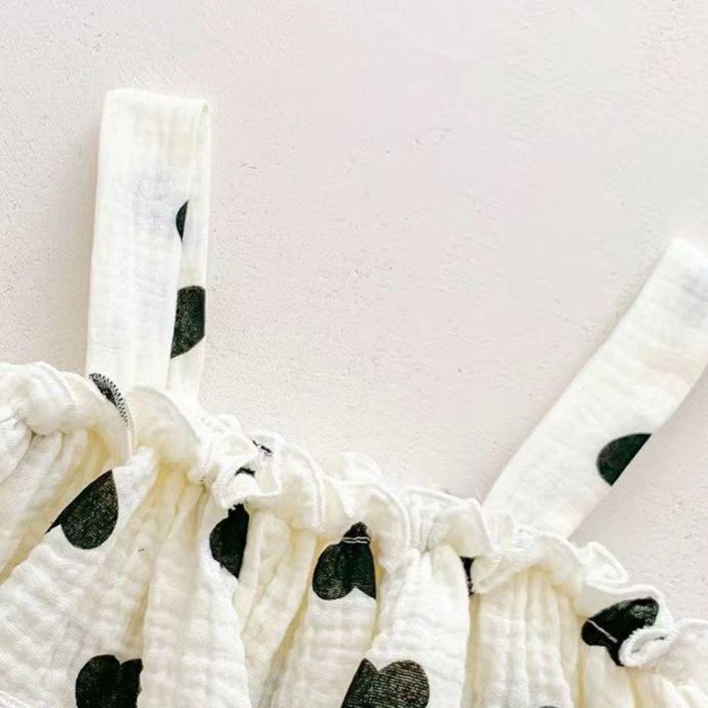 Ruffle Heart Baby Romper Bodysuit Baby Shorts Climb Suit Lace Baby Jumpsuit  Infant Wear