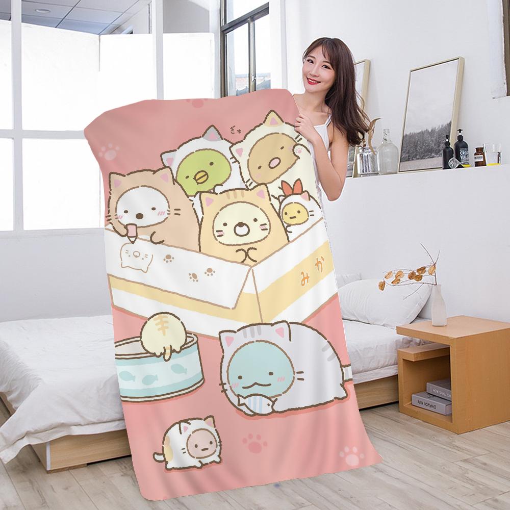Kawaii sumikko gurashi Cartoon Beach Towel Cute Kawaii Room Decor Bath Girls Children Hand Towels For Bathroom Shower