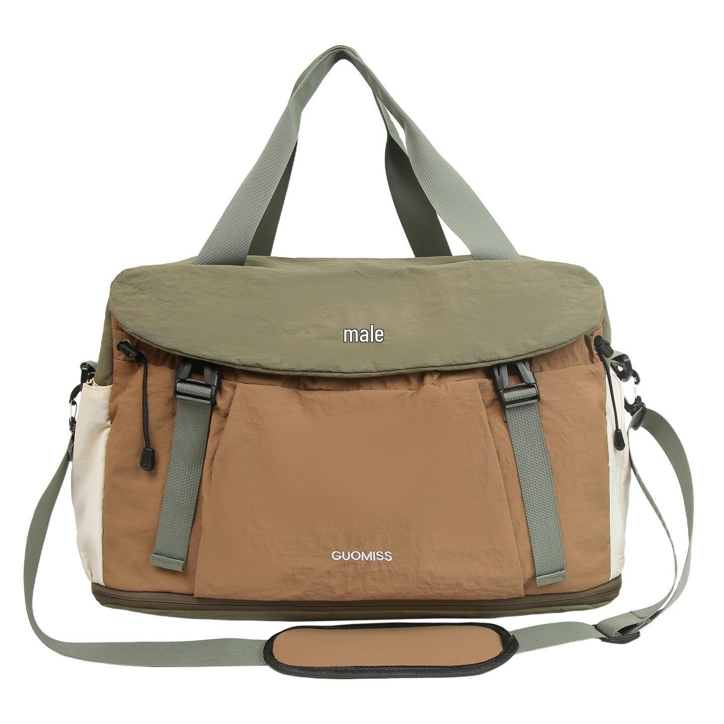 

Expandable Travel Handbag - Unisex Crossbody, Luggage, and Fitness Carry-on Bag