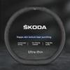Suitable for Skoda car breathable steering wheel cover Citigo Fabia Kamiq Kodiaq VIRS Superb steering wheel cover accessories