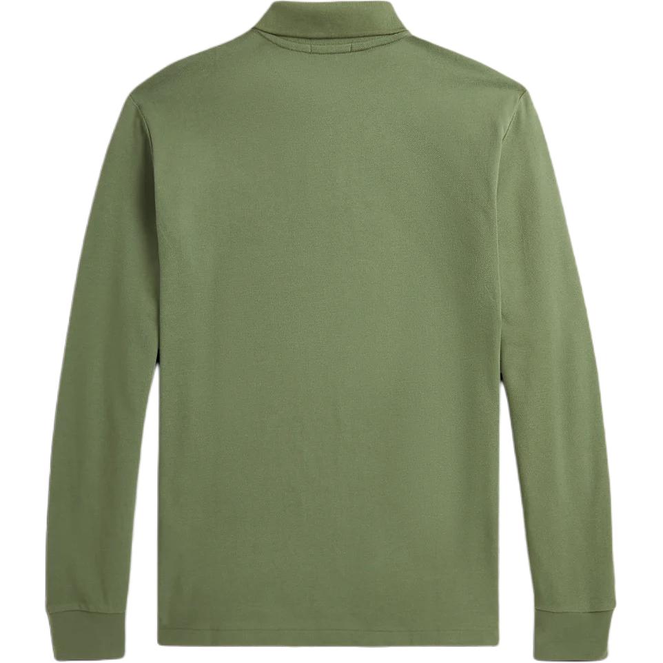 Polo Ralph Lauren SS24 Logo Embroidered Slim Fit Long Sleeve Polo Shirt Men tops Flower-Path-Green MNPOKNI16823993-300