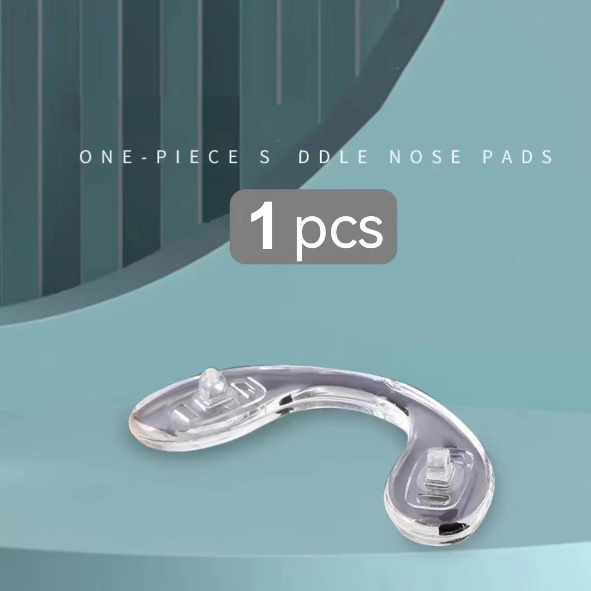 

1pc Ultra-Soft Silicone Eyeglass Nose Pads Comfort Fit Glasses Frame Accessories Anti-Slip Nose Pads for Sports & Daily Wear