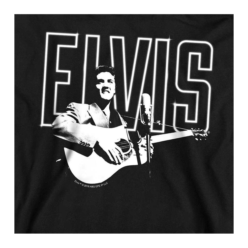 Elvis Presley Childrens/Kids White Glow Hoodie