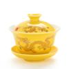 Chinese Traditions Gai Wan Tea Set Bone China Tea Sets Dehua Gaiwan Tea Porcelain Pot Set For Travel Beautiful And Easy Kettle