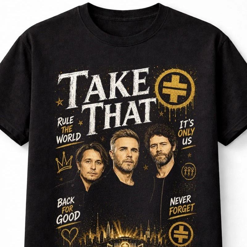 Take That Back For Good Retro Pop Band Music Unisex TShirt S