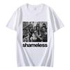 TV Play Shameless Grafik T-Shirts Herren Damen Mode Vintage Kurzarm T-Shirt Streetwear Baumwolle Übergroßes Oberteil Trendy Retro Y2k