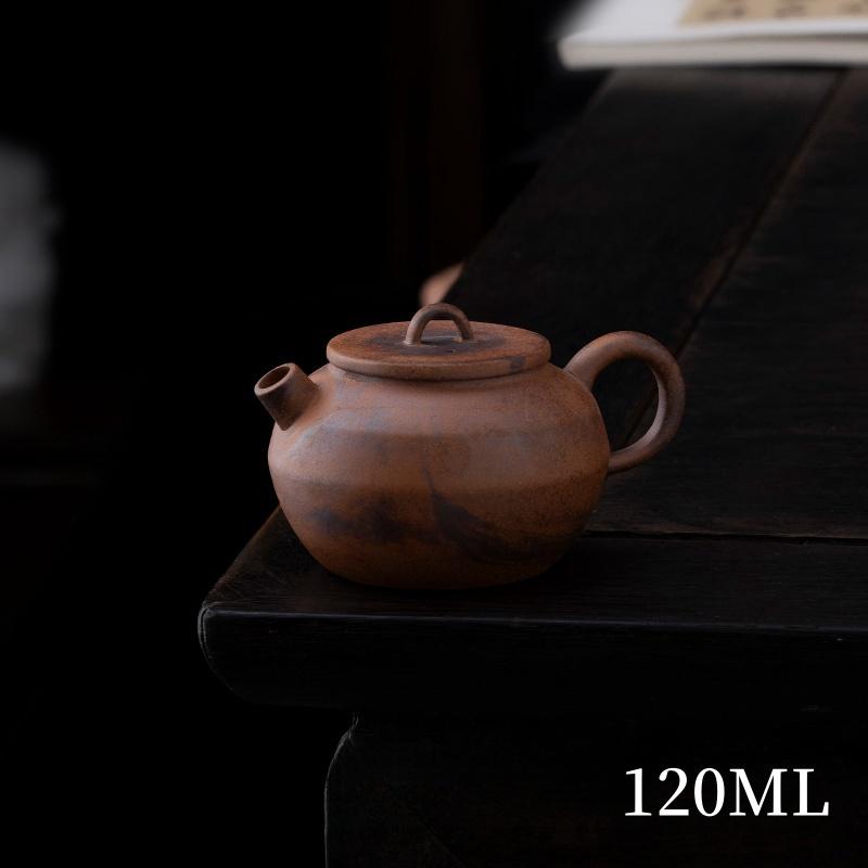 Retro Japanese Style Pot Teapot Kung Fu Coarse pottery Tea Making Device Tea Infuser Tea Kettle Chinese Small Teapot