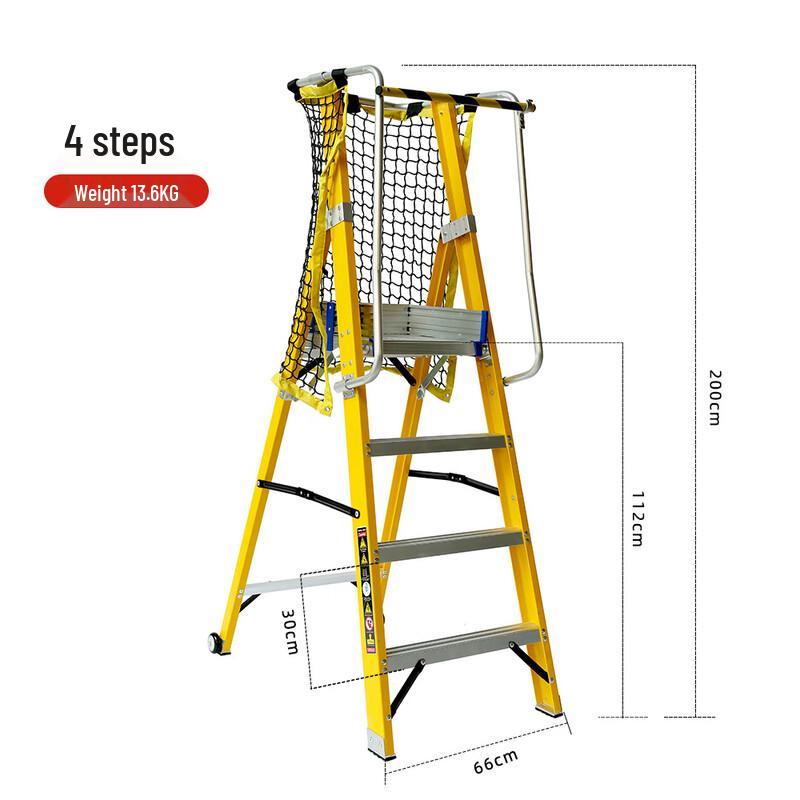 Guyin Fiberglass Insulated Folding Platform Ladder