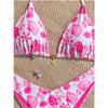 Women S Sexy Split Thong Bikini Swimsuit With Tie