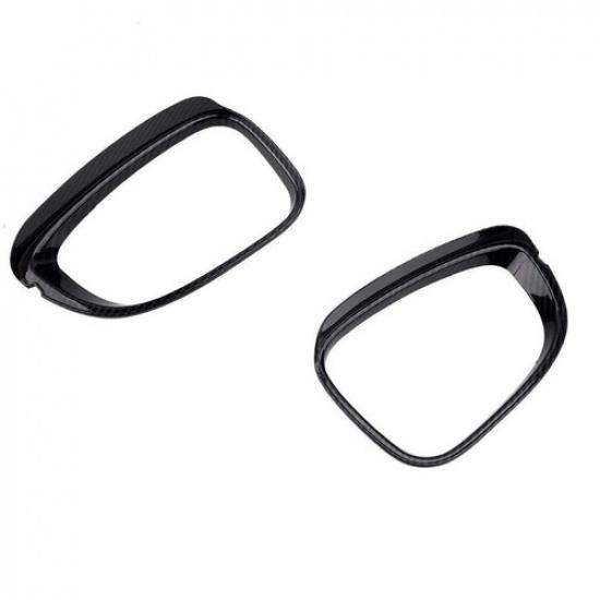 Carbon Fiber Side Mirror Rain Eyebrow Cover Trim For Honda Accord 10th 2018-