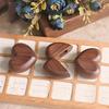 Wooden Heart Shaped Ring Holder for Wedding Proposal Creative Romantic Jewelry Display Case Engagement Use