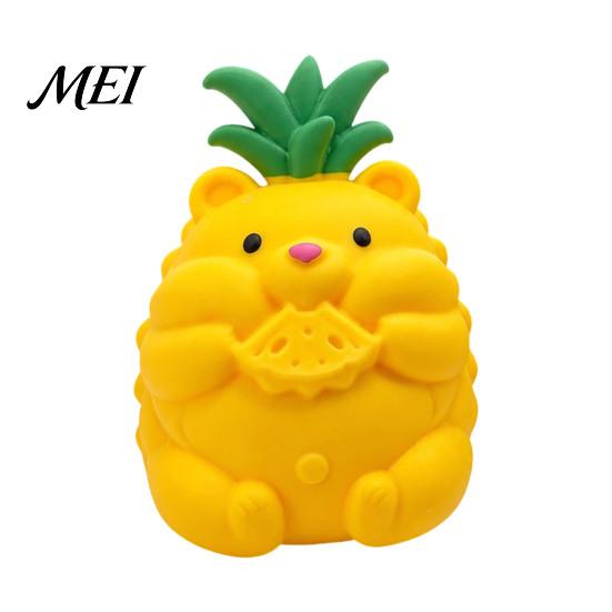 Giant Fruit Sensory Toy Large Pineapple Stress Ball, Slow Rising Squeeze for Anxiety Relief, Strawberry Study Reduction Banana Grape Corn Carrot Toy,