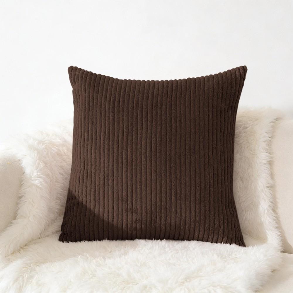 70x70 65x65Large Size Corduroy Pillow Cover Soft Plush Flannel Cushion Cover Fluffy Couch Pillow Case for Sofa Living Room Decor