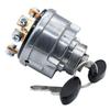 Silver Metal Ignition Switch & Key (72098283) for Tractors - Compatible with OPP Bags