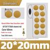 Gold Thermal Adhesive Round Sticker Paper for Lunch Box & Food Retention Labels
