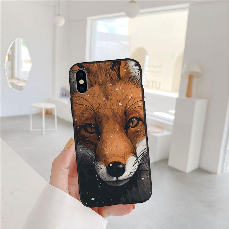 fox funny foxs Shell Phone Case for OPPO A40 A60 A80 A15 A16 A16K A12 A17 A17K A54 A54S A53 A53S A55 A56 A57 A98 F23