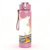 1PC Swan Bird Water Scene Art Print 750ml Color Plastic Sports Water Bottle Leakproof Flip Straw Lid Suitable for Sports Office Home Use