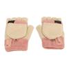 1Pair USB Heated Gloves Adjustable Temperature Electric Heated Gloves for Ski Hiking Cycling 5V Pink
