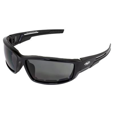 Global Vision Sly Foam Padded Motorcycle Sunglasses with Black Frame (Smoke)