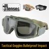 JinRuiFu Men's Tactical Goggles Set
