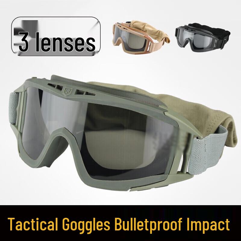 

JinRuiFu Men s Tactical Goggles Set