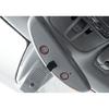 Red Aluminum Interior Rearview Mirror Ring Cover Trim For Benz C-Class 2015-