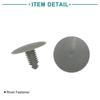 ACROPIX Clip Fastener Retainer Interior Rivets 6.5mm Gray 30pcs
