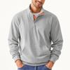 Men S Corduroy Stand Collar Long Sleeve Pocket Sweatshirt