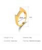 Cute Fashion Alloy Cat Ear Shape Ring for Couple Rings Friend Finger Rings Jewelry Personality Creativity Party Gift