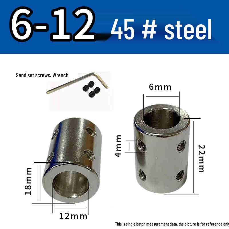 High Torque Coupling Shaft Diameter Reduction Connector Kit 3/456.87/10-12mm