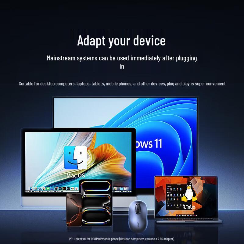 UGREEN Wireless Bluetooth Dual-Mode Silent Mouse