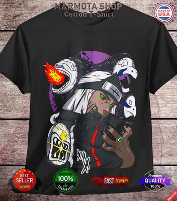 Kakuzu Tričko Naruto Shippuden Akatsuki Itachi Anime Styl Tričko Všechny Velikosti