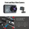 4-inch Dashcam, HD Dual-lens Touchscreen, WiFi Car Dashcam