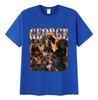 George Dog Funny Meme Graphic T Shirt Men Casual Fashion Cotton Short Sleeve T-shirts Unisex Vintage High Quality Cotton T-shirt
